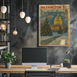 Washington, D.C. Capital Of Cheer Poster
