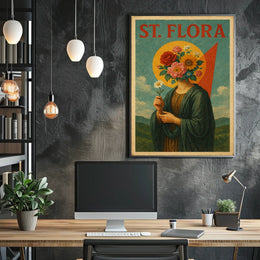 St. Flora Poster