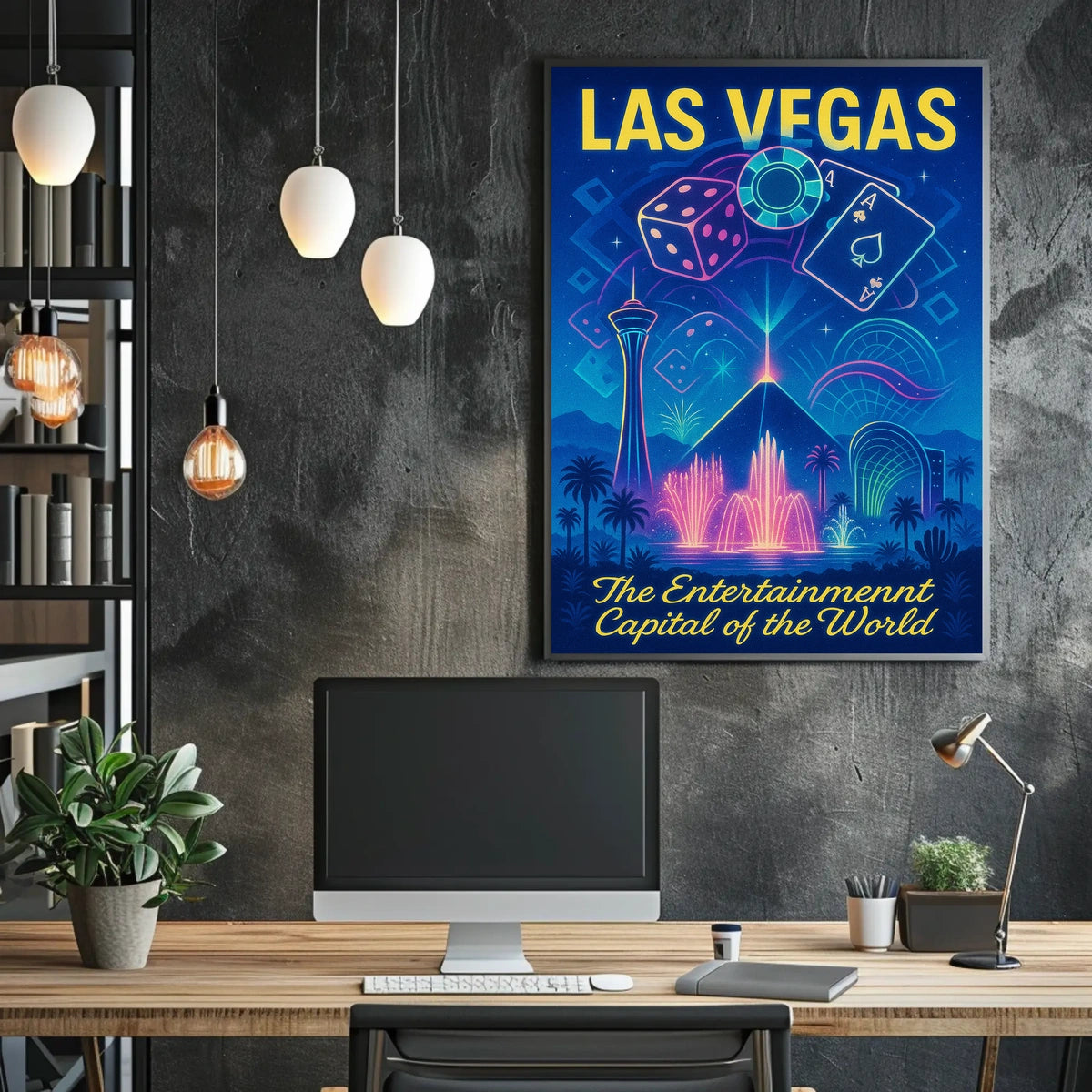 Las Vegas The Entertainment Capital Poster