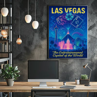 Las Vegas The Entertainment Capital Poster