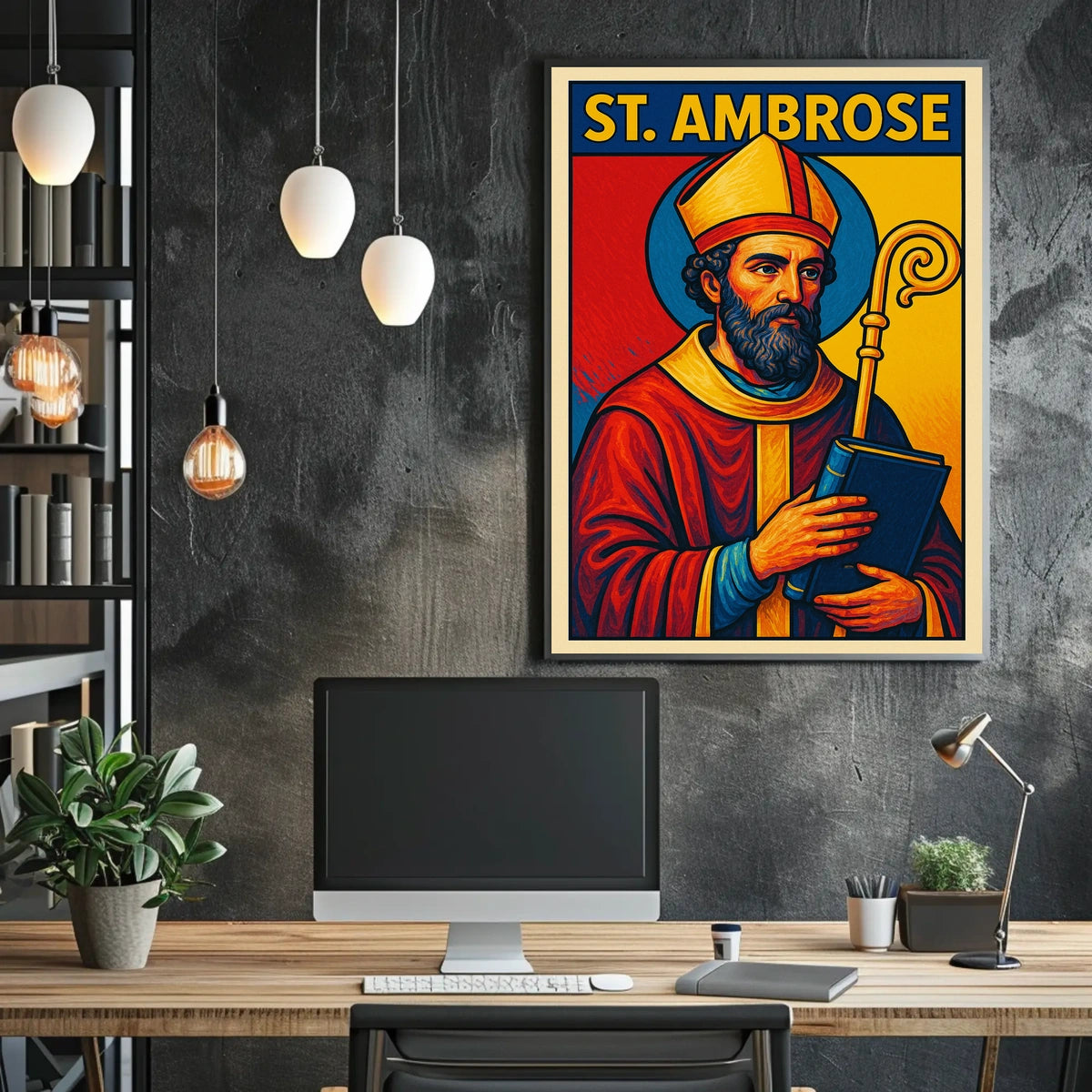 St. Ambrose Poster