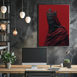The Enigmatic Monarch Art Print Poster for Home Decor PosterGoat