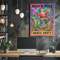 North Pole Dance Party Poster