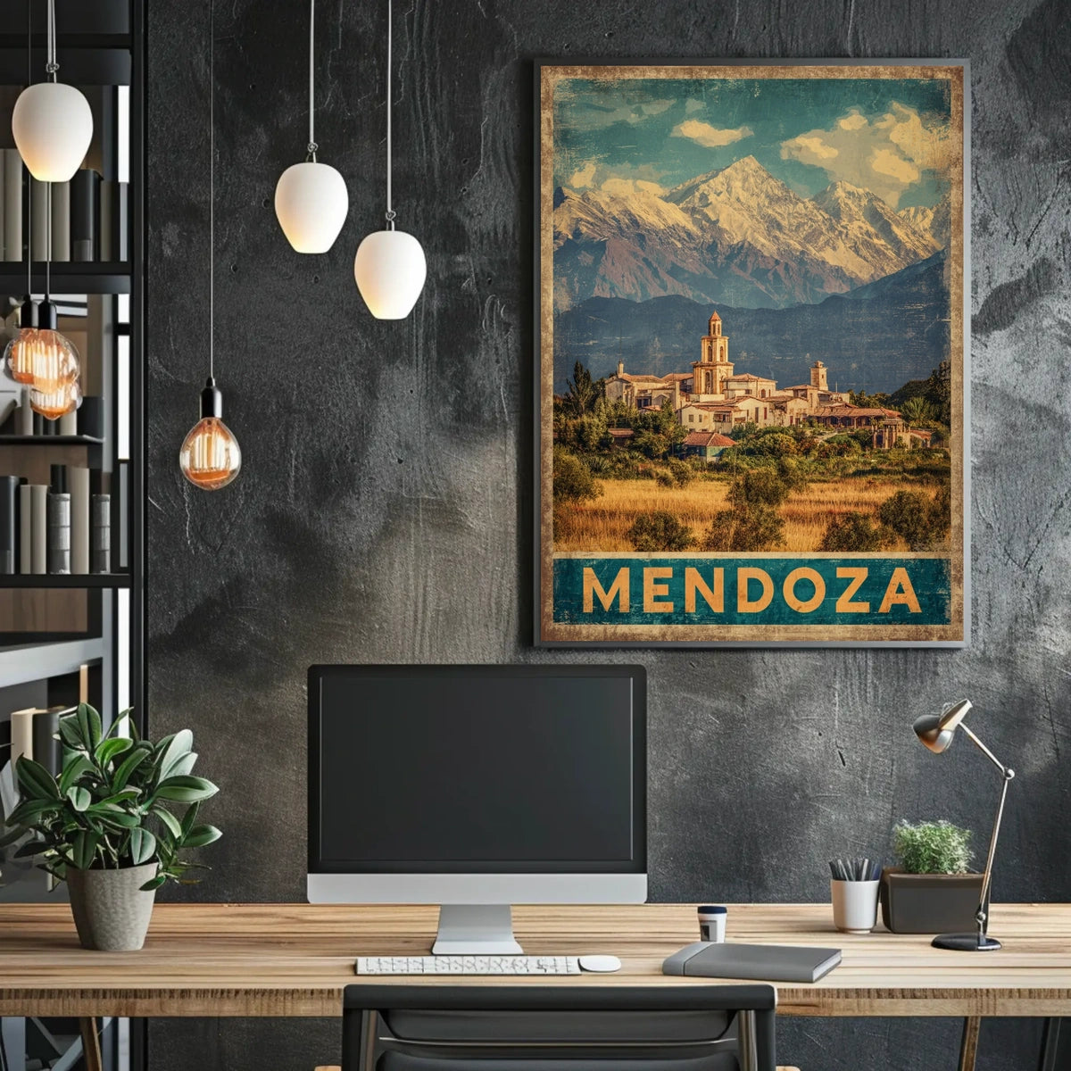 Mendoza Scenic Vintage Poster