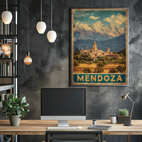 Mendoza Scenic Vintage Poster