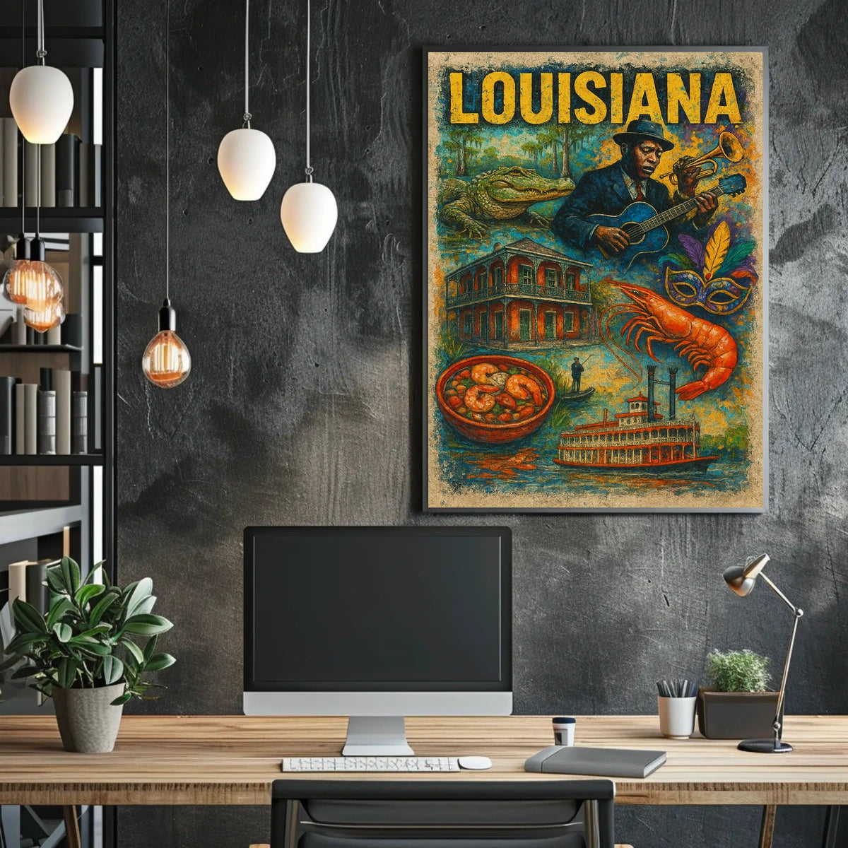 Louisiana Culture and Heritage Poster