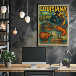 Louisiana Culture and Heritage Poster