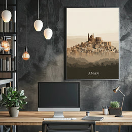 Aman A Tranquil Cityscape Poster