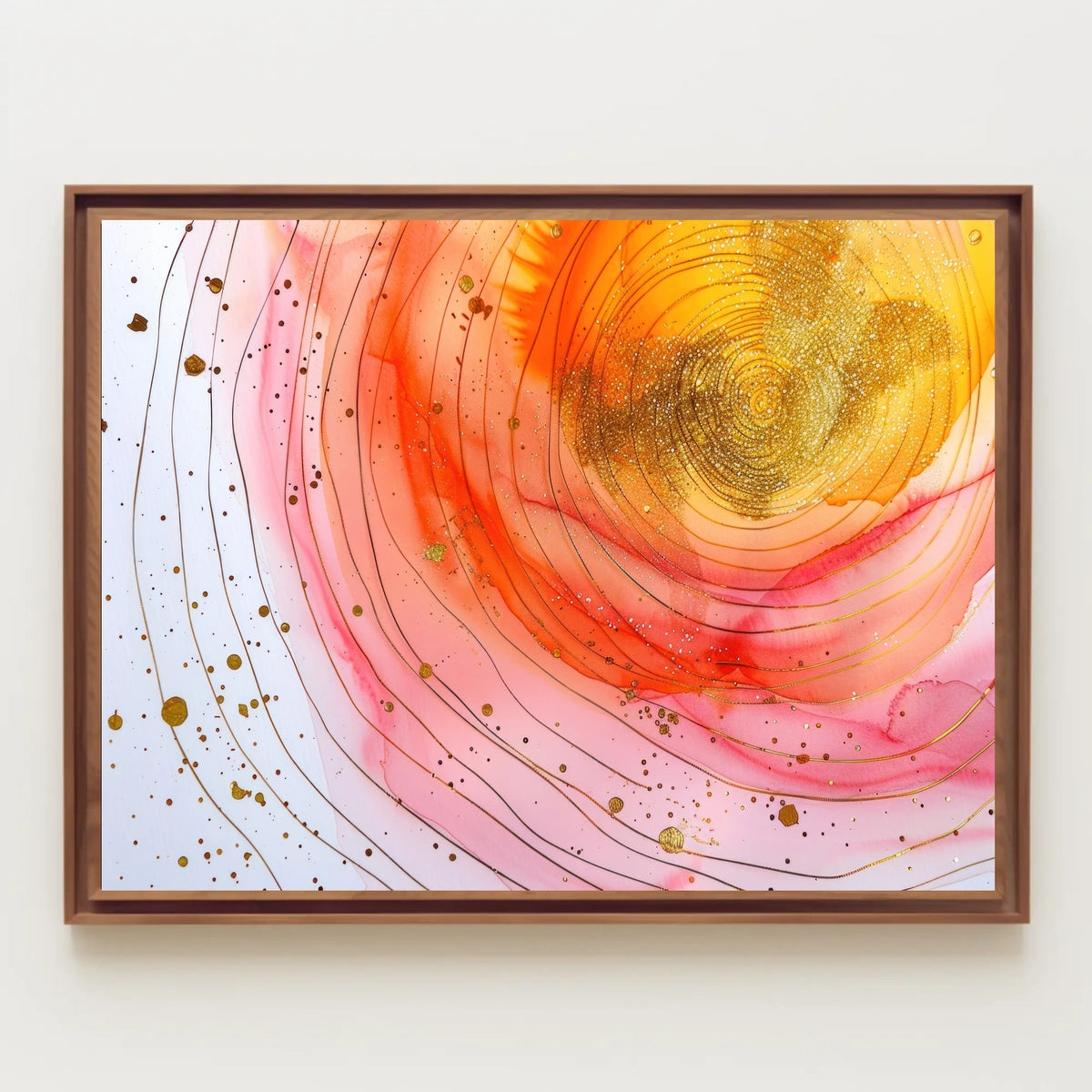 Radiant Abstraction Poster