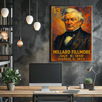 Millard Fillmore 13Th President Poster