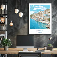 Serene Views of Syros Poster