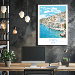 Serene Views of Syros Poster