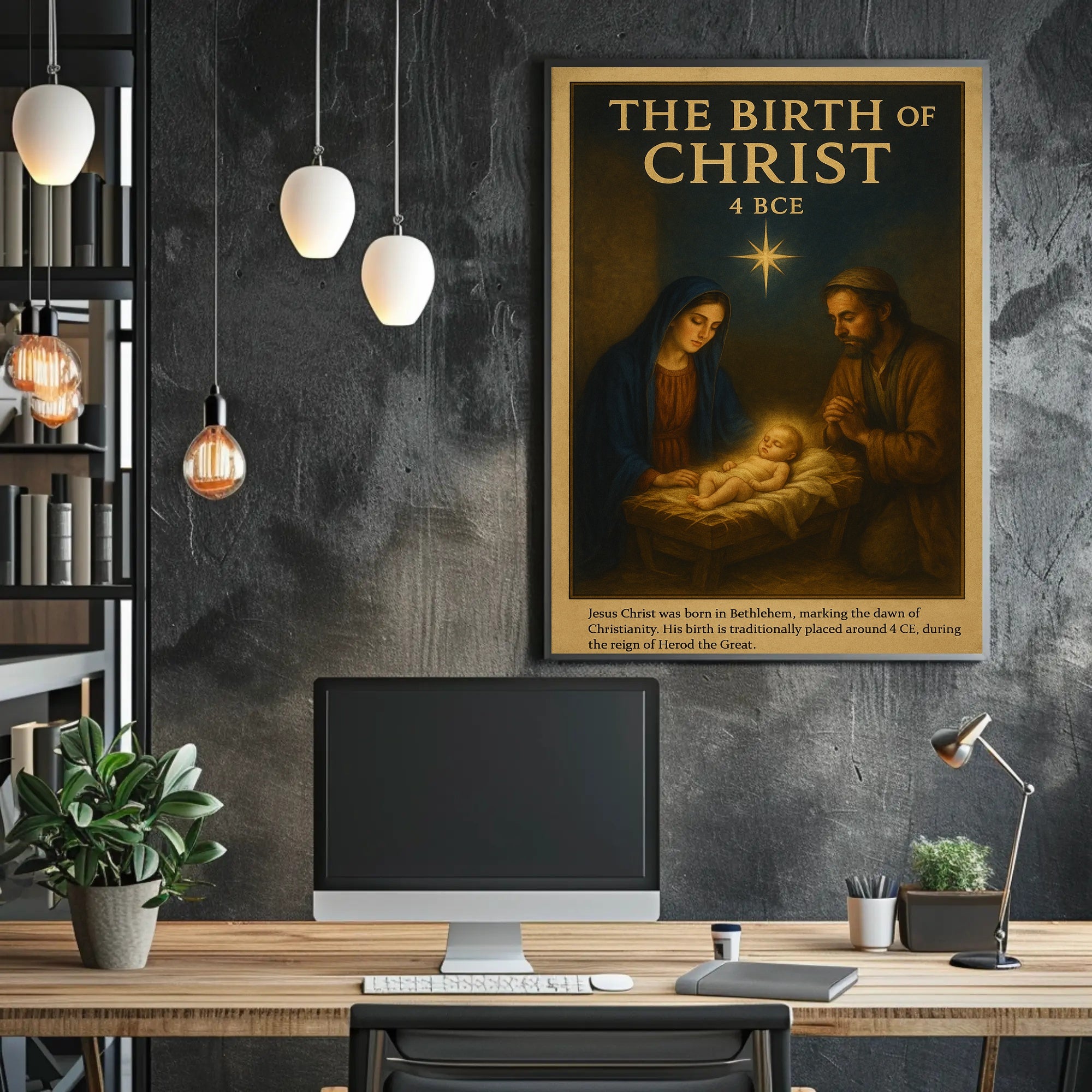 The Birth of Christ Poster PosterGoat