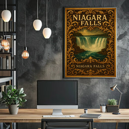 Niagara Falls Vintage Vintage Poster