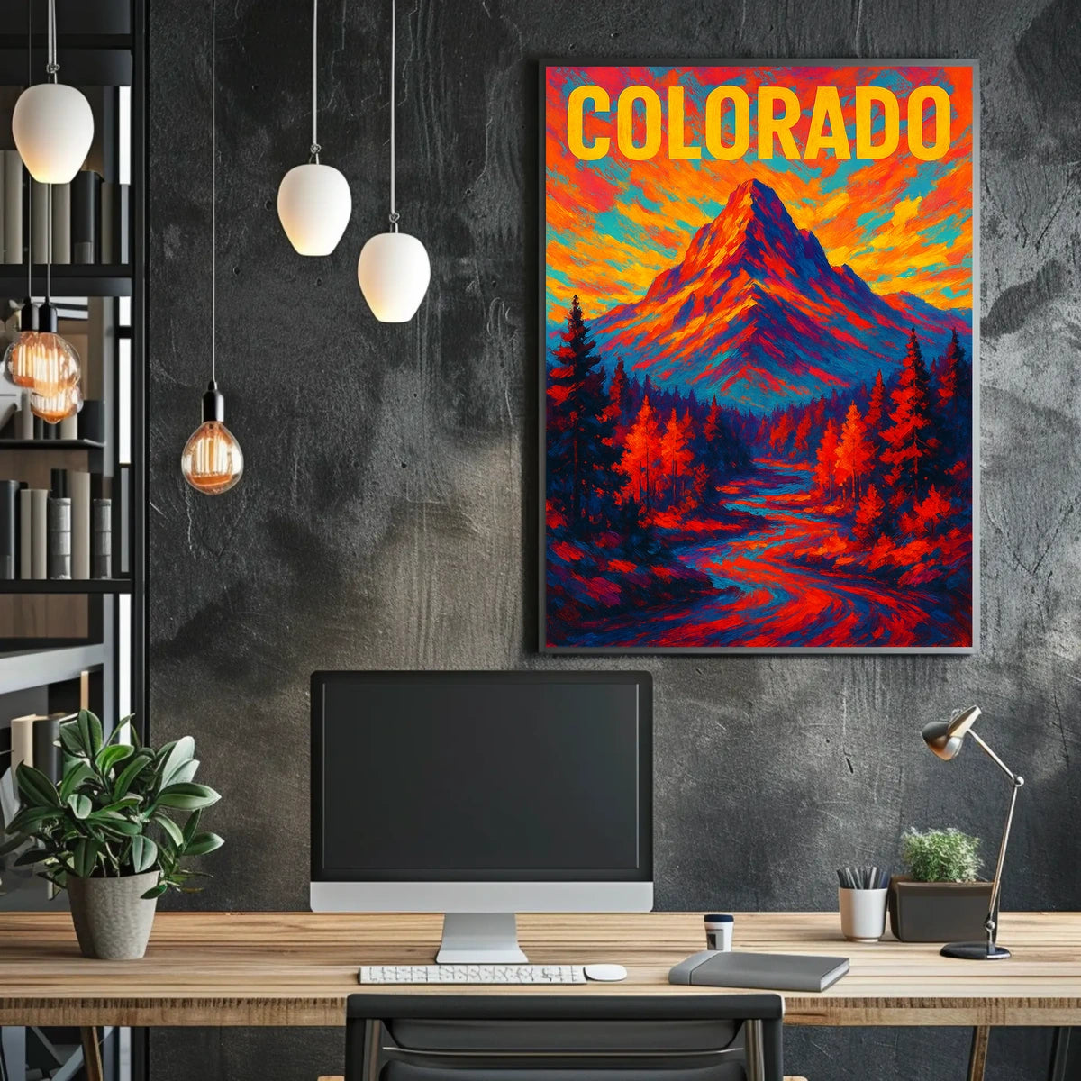 Vibrant Colorado Landscape Poster