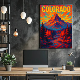 Vibrant Colorado Landscape Poster