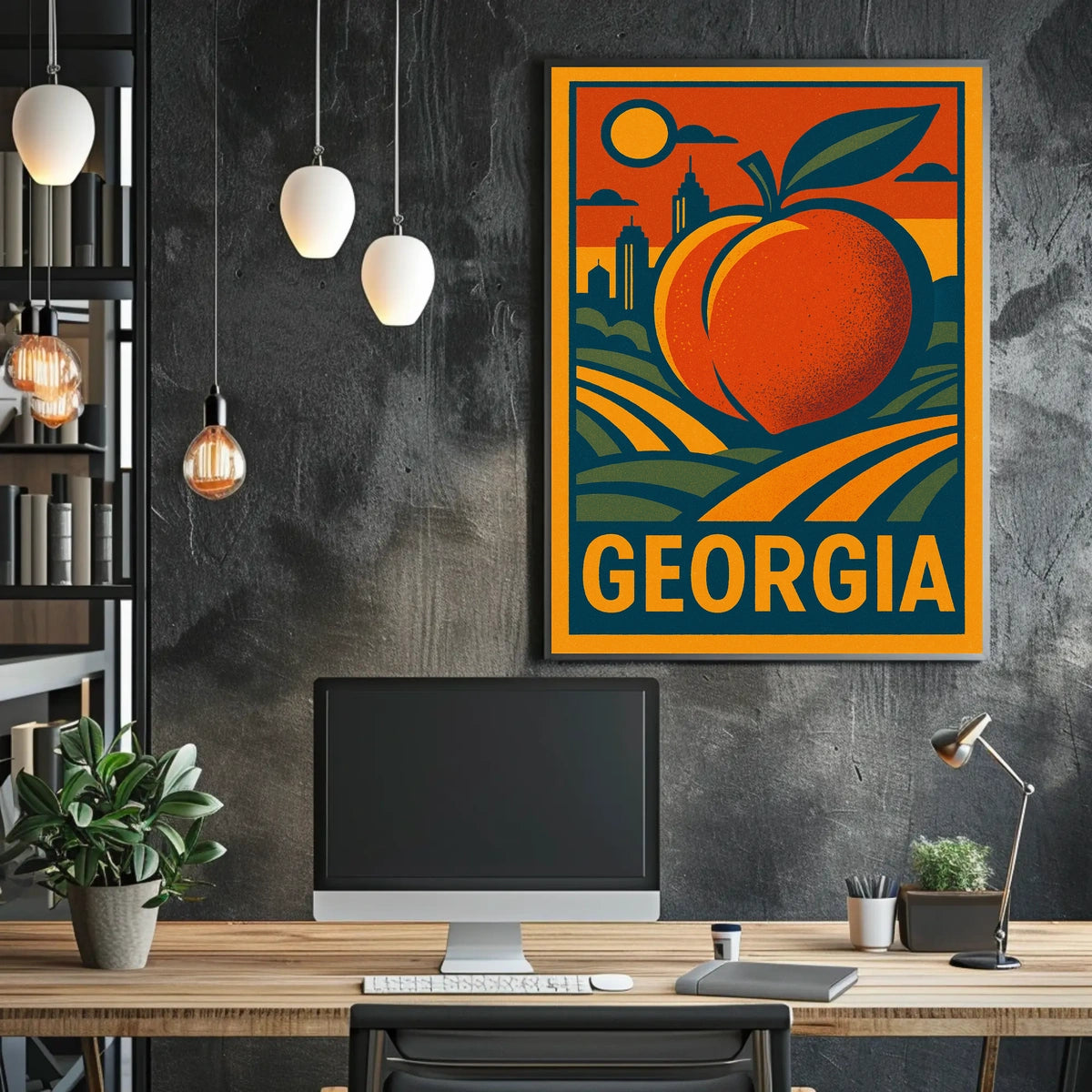 Georgia Peach Poster