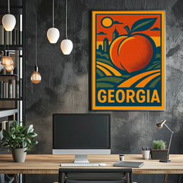 Georgia Peach Poster