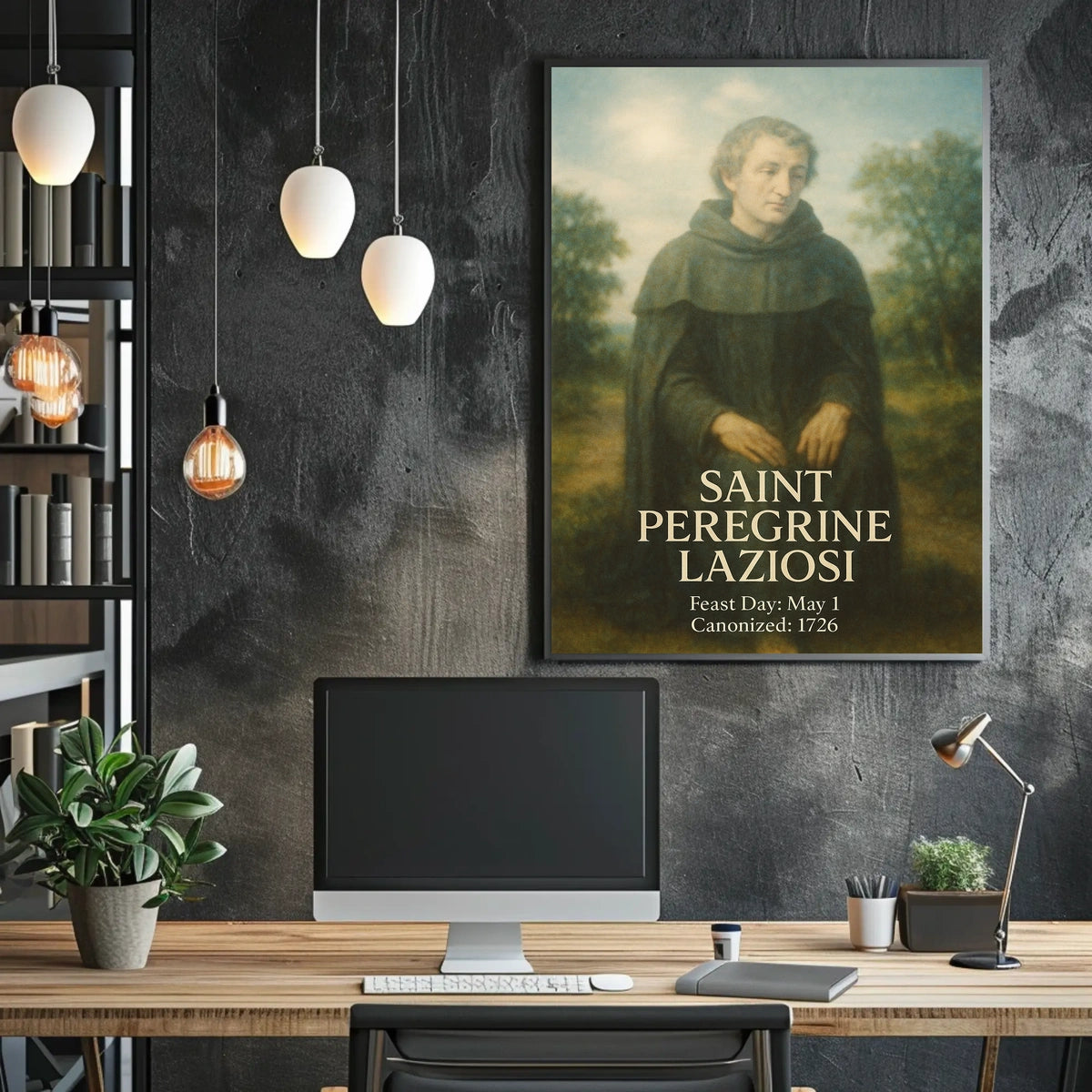 Saint Peregrine Laziosi Poster
