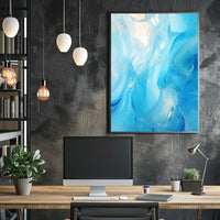 Oceanic Whirl Poster