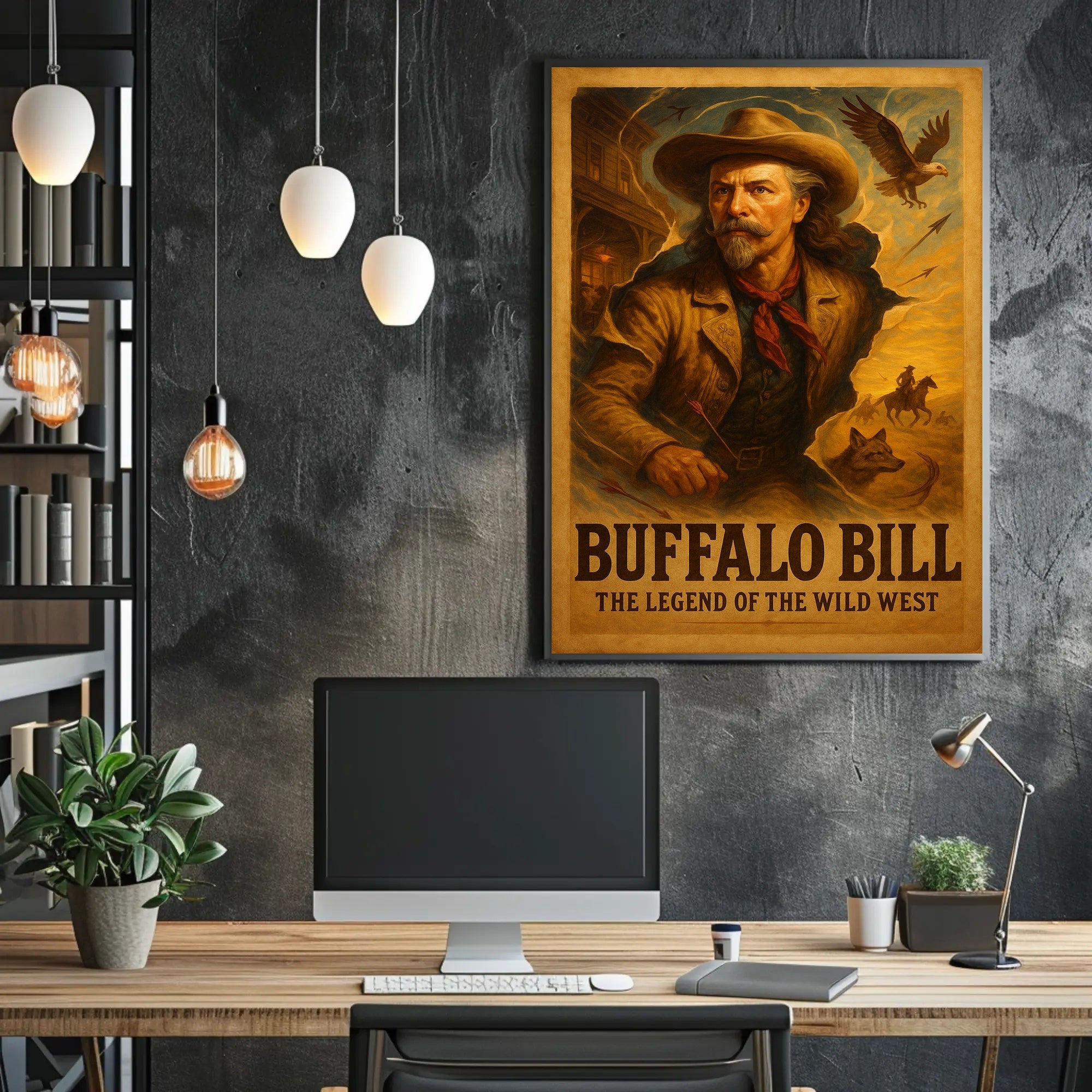 Buffalo Bill Wild West Adventure Poster Wall Art Print