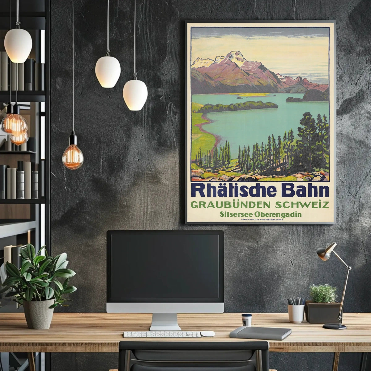 Rhätische Bahn Graubünden, Switzerland Poster