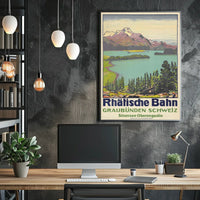 Rhätische Bahn Graubünden, Switzerland Poster