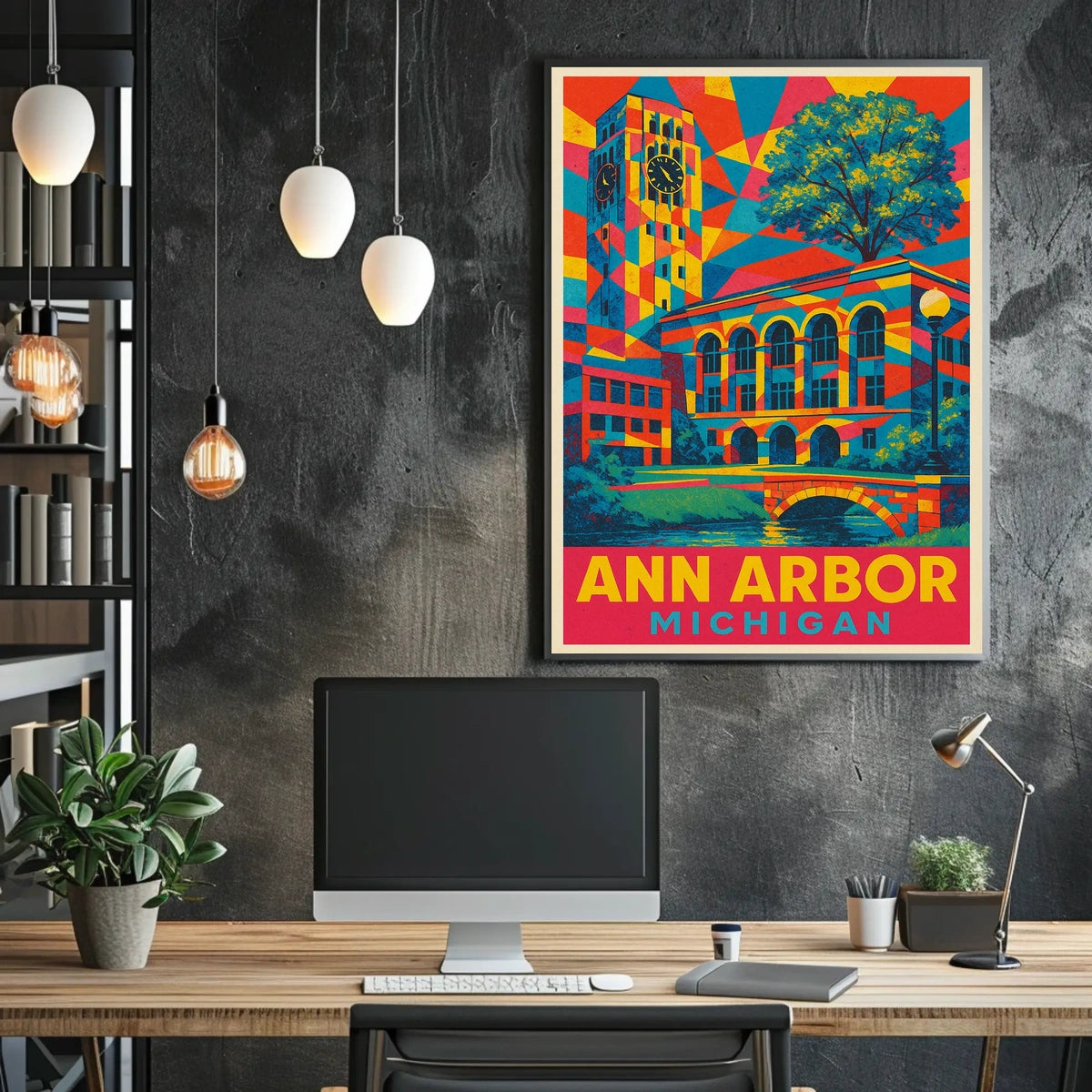 Ann Arbor, Michigan Poster