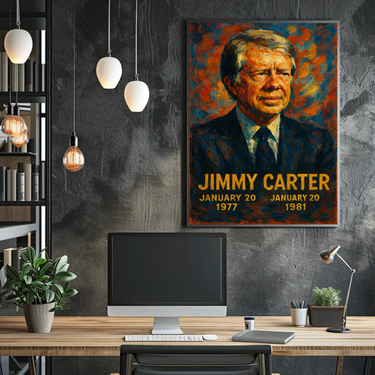 Jimmy Carter Presidential Term Poster