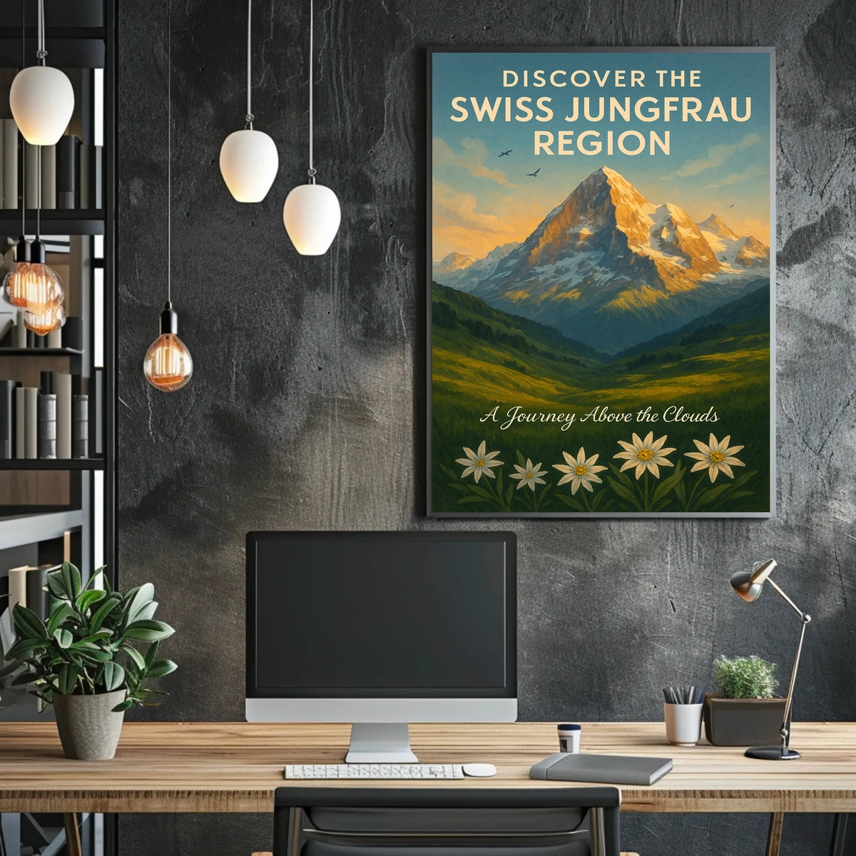 Discover the Swiss Jungfrau Region Poster