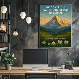 Discover the Swiss Jungfrau Region Poster