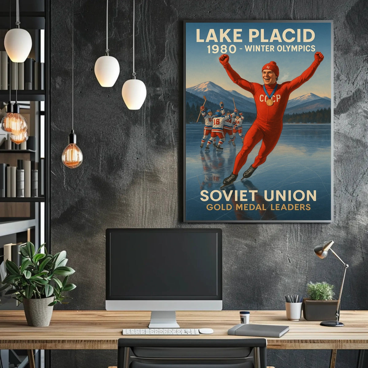 Lake Placid 1980 Winter Olympics Poster