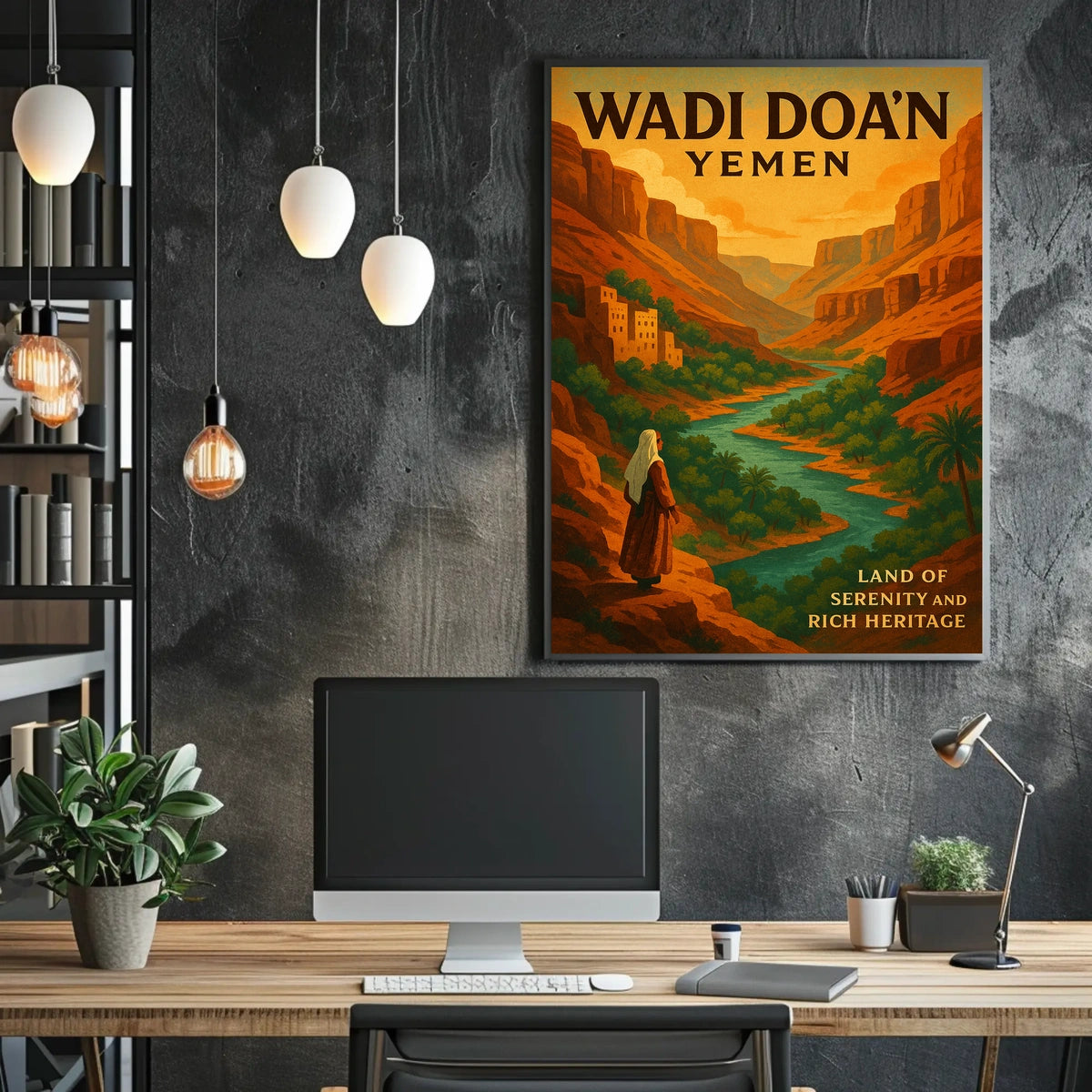Wadi DoaN, Yemen Land Of Serenity And Poster