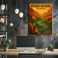 Wadi DoaN, Yemen Land Of Serenity And Poster