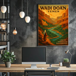 Wadi DoaN, Yemen Land Of Serenity And Poster