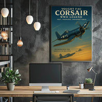 Vought F4U Corsair: WWII Legend Poster