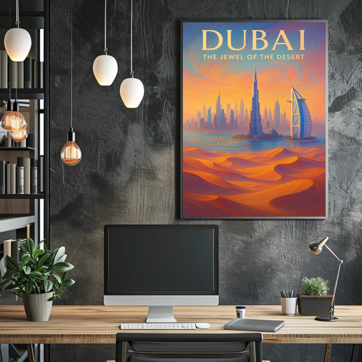 Dubai Jewel Of The Desert Poster For Modern Home Decor