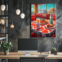 Retro Diner Delight Poster