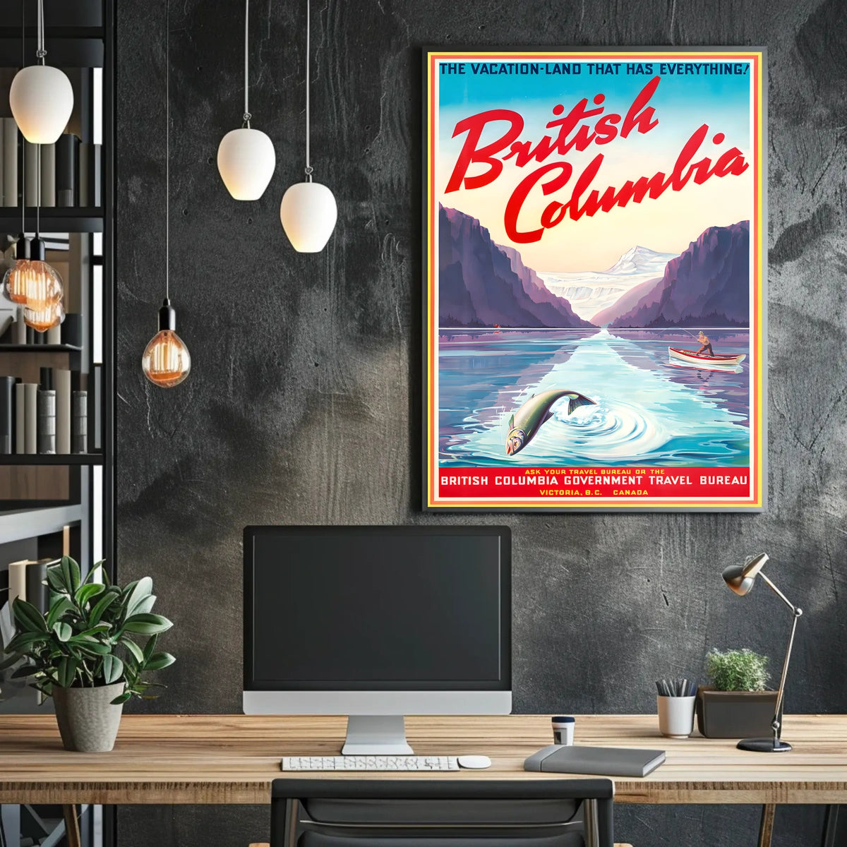Discover British Columbia Poster