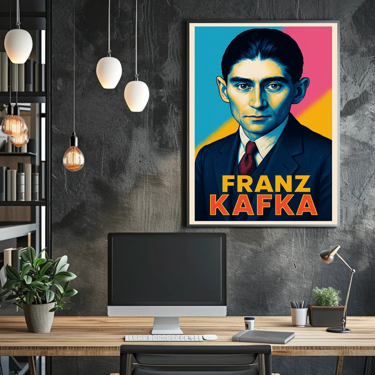 Franz Kafka Portrait Poster