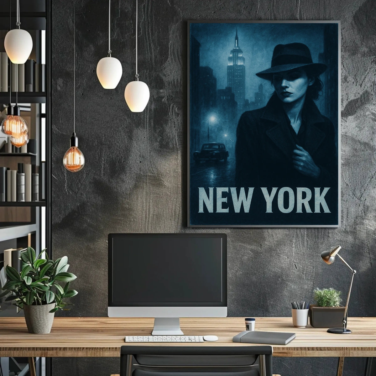 Noir New York Poster