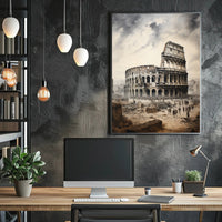The Colosseum Echoes Of Ancient Rome Poster