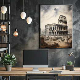 The Colosseum Echoes Of Ancient Rome Poster