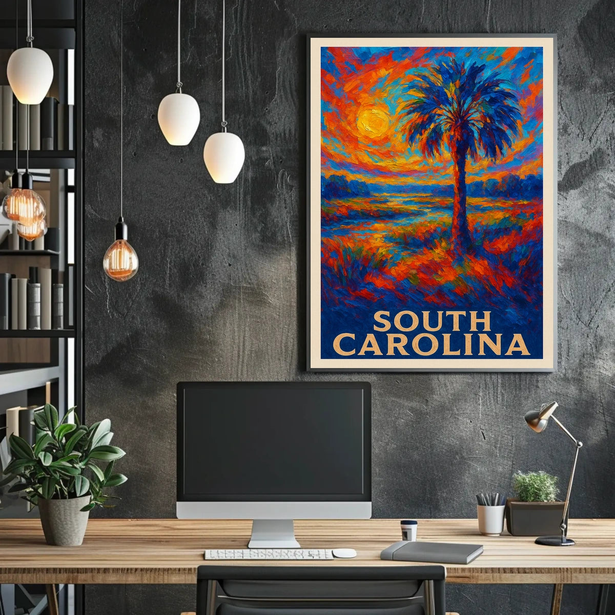 South Carolina Sunset Poster