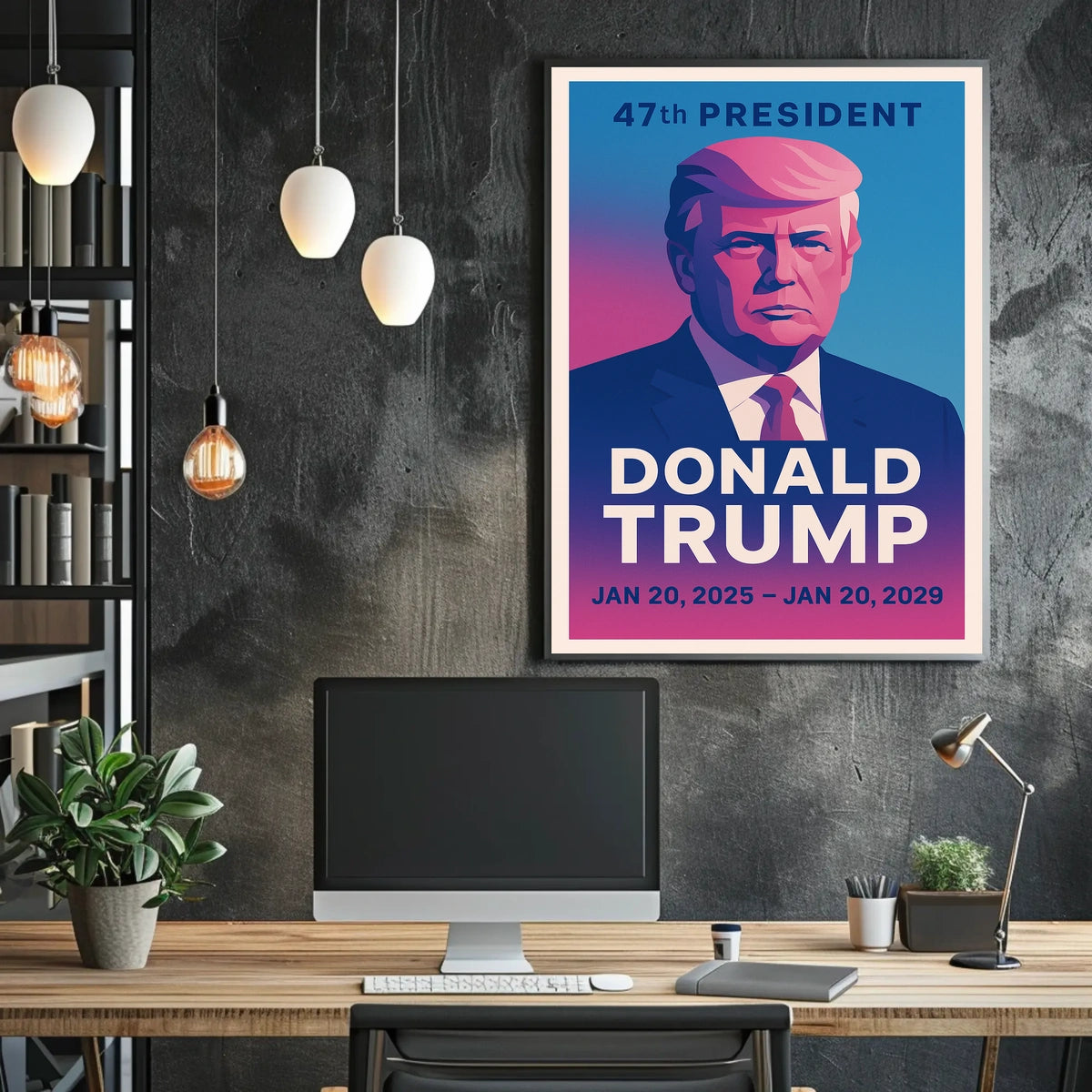 Donald Trump 47th President Poster