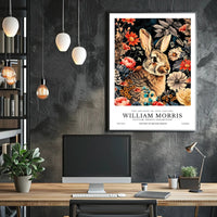 William Morris Rabbit Floral Heritage Poster