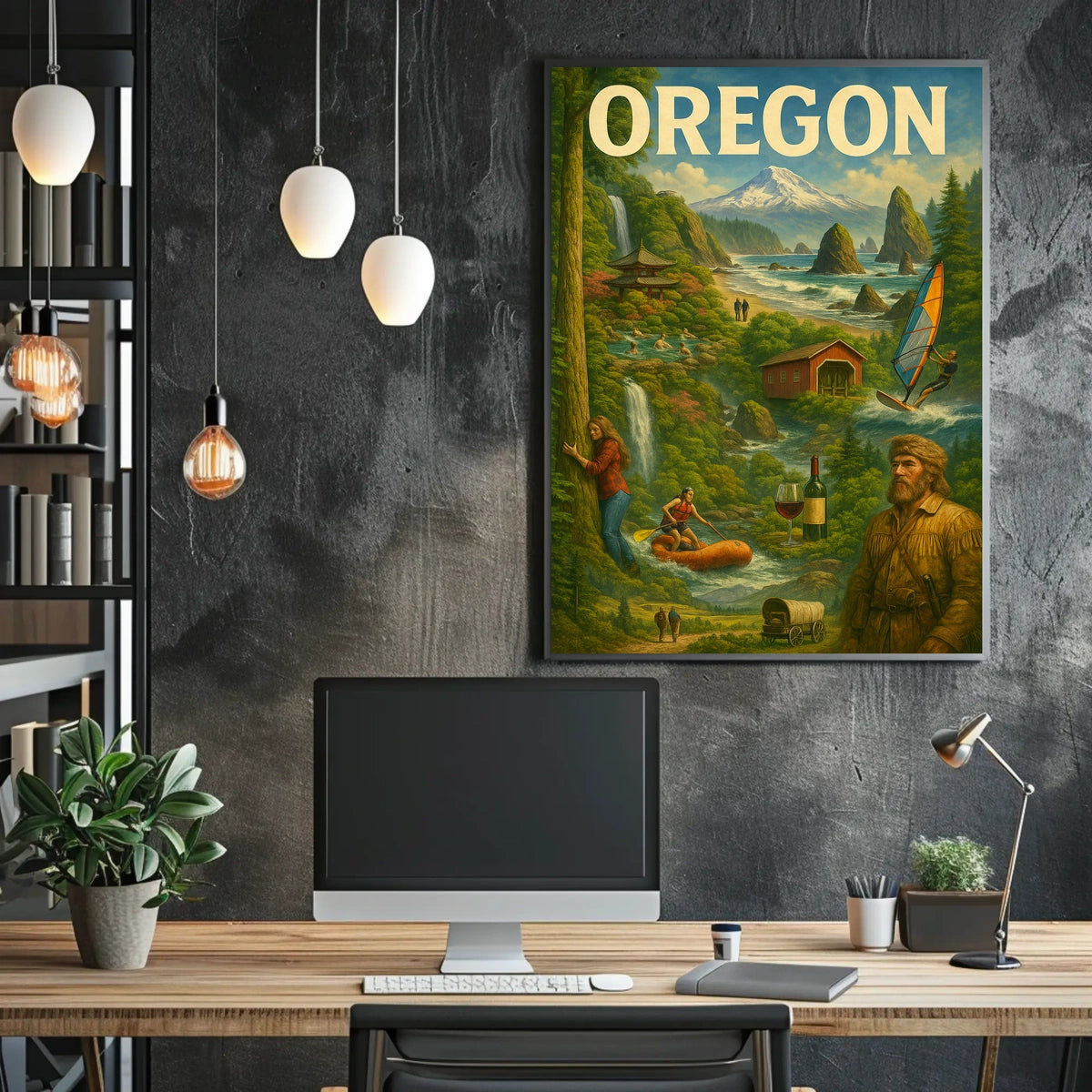 Discover Oregon Poster
