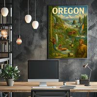 Discover Oregon Poster