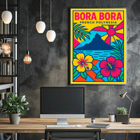 Bora Bora French Polynesia Poster PosterGoat