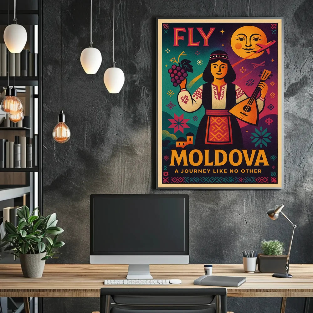 Moldova Travel Celebration Cultural or Heritage Poster PosterGoat